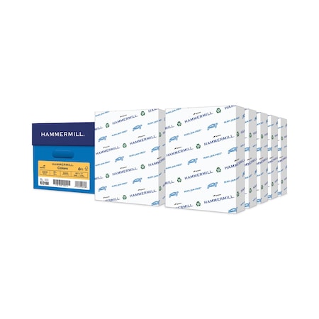 Hammermill Hammermill Colored Paper, 20lb Goldenrod Copy Paper, 8.5x11, 10 Ream, 5000 Sheets 103168